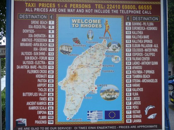 How to Find the Best Taxi Prices in Rhodes